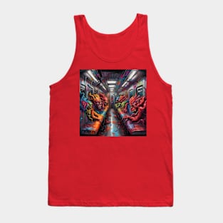 Train full of Demons and lost Souls Tank Top